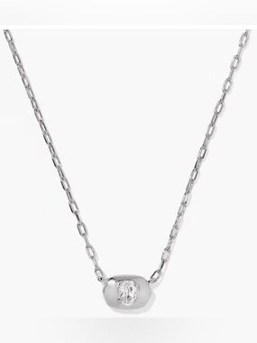 Kendra Scott Bria Silver Short Pendant Necklace